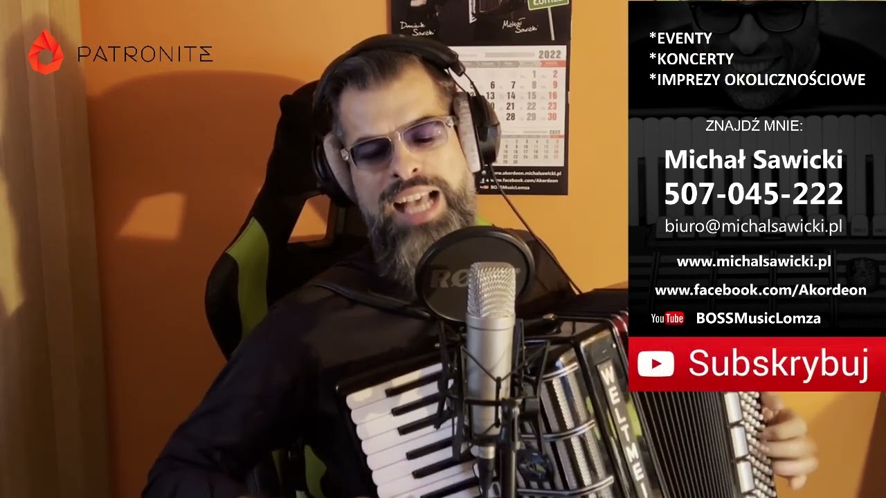 CYGANKA KOCHA CYGANA | PRZYŚPIEWKA LUDOWA | AKORDEON | BOSSMusicLomza