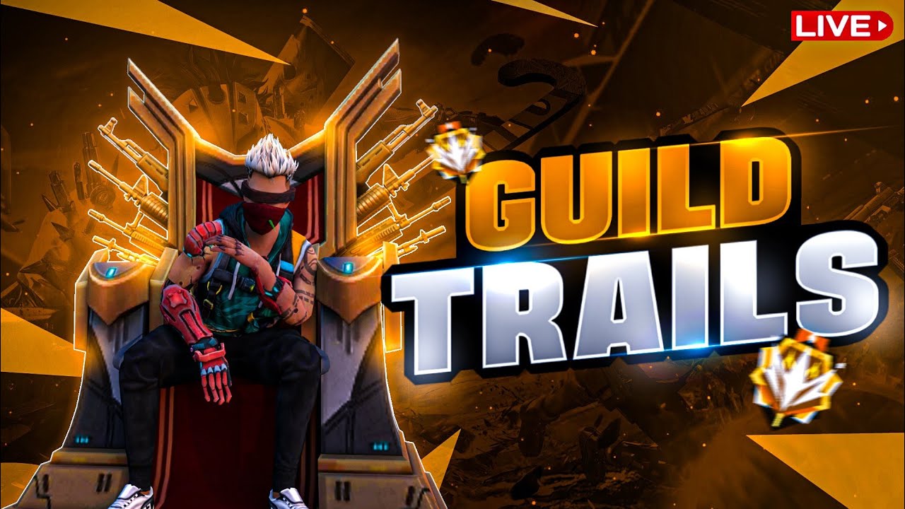 FREE FIRE LIVE TELUGU 🔥 GUILD TRAILS 🔥 FREE FIRE LIVE IN TELUGU # ...