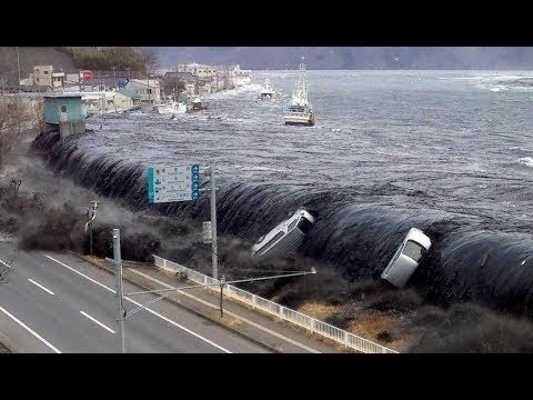 Tsunami Japon Nunca Visto Tan Cerca Impresionante