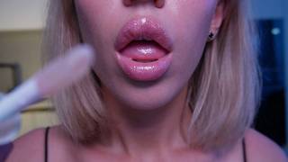 Asmr Mouth Sounds Painting Super Close & Tingly No Talking