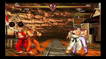 RYO SAKAZAKI & KEN MASTER VS RYU & ROBERT GARCIA - THE MOST BRUTAL TEAM MATCH || EPIC FIGHT