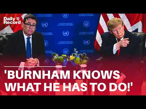 Andy Burnham 'understands what he has to do', says Donald Trump