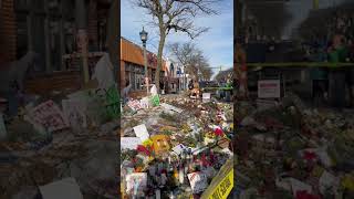 A memorial continues to grow at the site where a Minneapolis man was killed by a federal agent