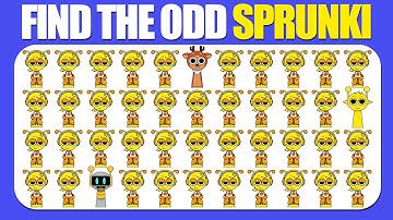 Only 1% of Americans Can Spot It! Find The Odd One Out - 🎵Sprunki Incredibox Edition| 35 Levels