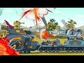Gran bomba para el tanque. Dibujos animados de tanques. Mundo de los tanques. Dibujos de guerra.