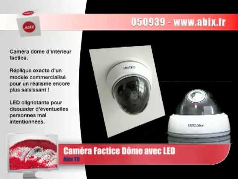 Camera Factice Exterieur Lot De 4 Caméras Factices Avec LED Clignotante - Effet Dissuasif Intérieur/Extérieur Caméras Factices Dissuasion