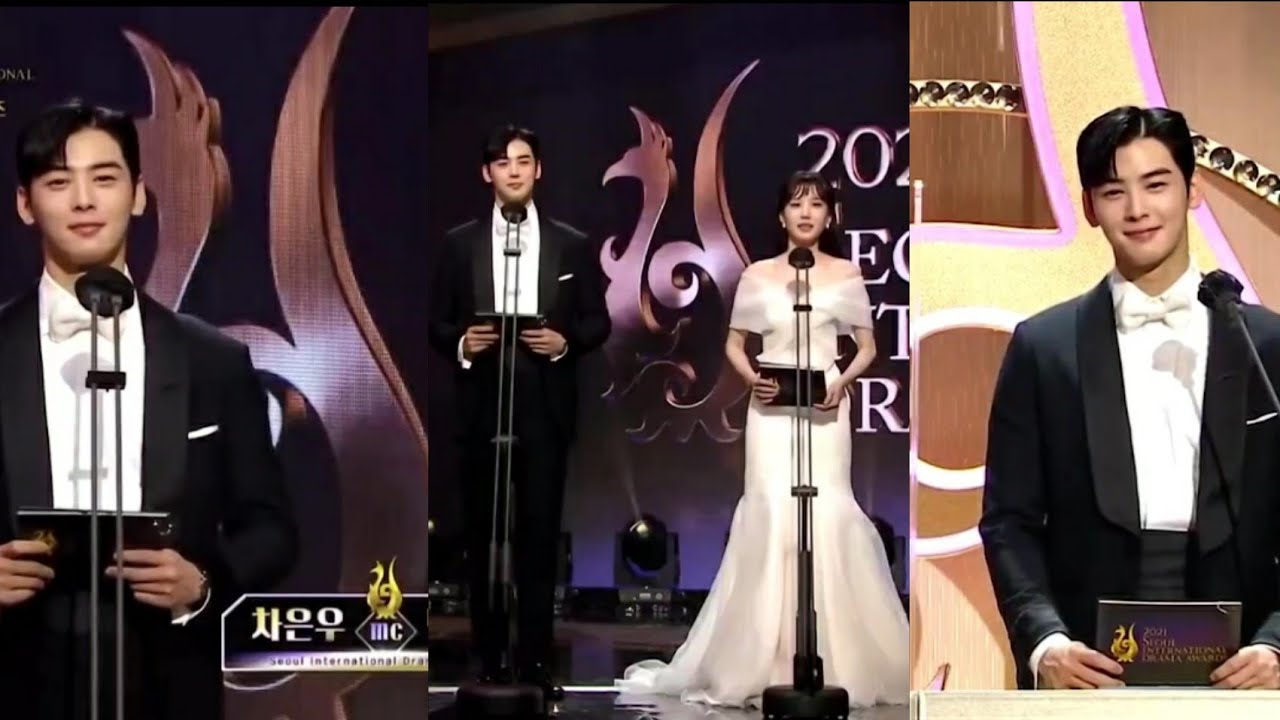 MC Cha Eunwoo (ft. MC Park Eunbin) | Seoul Drama Awards 2021