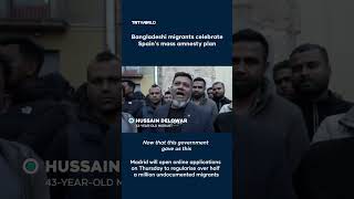 Migrants Celebrate Spains Amnesty Plan