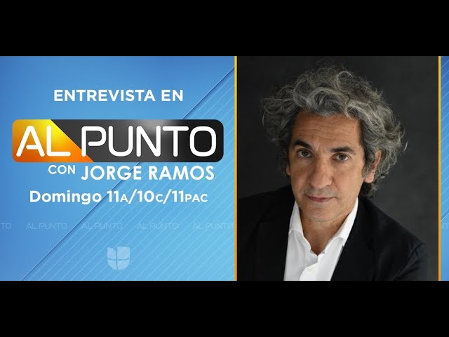 Que gran dialogo con Jorge Ramos en Univision de Miami! Mayo, 2023.