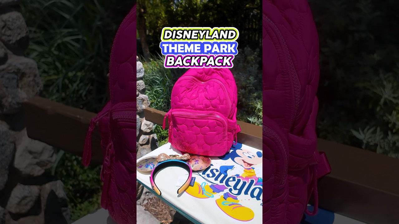 Disney Park Bag I Wore to Disneyland! 🤩🎒(Mickey Mouse Vera Bradley Backpack)