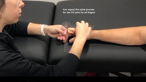 Range of Motion Measurement: Finger Proximal Interphalangeal Flexion