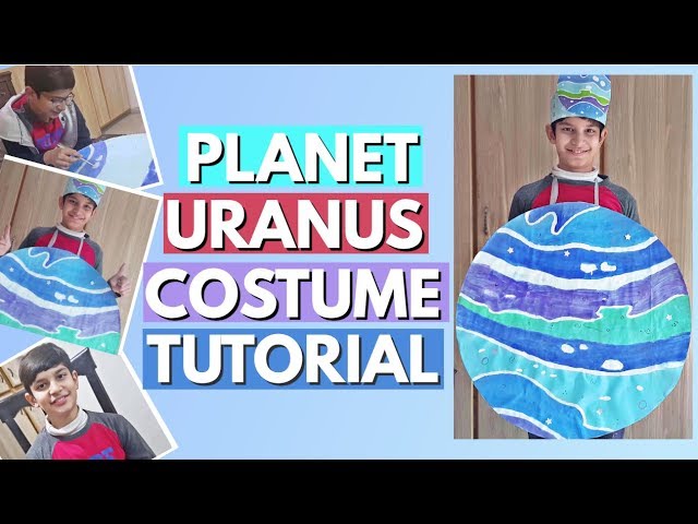 I Made Planet Uranus Costume for my School Project! - Step by Step Easiest Costume Tutorial class=