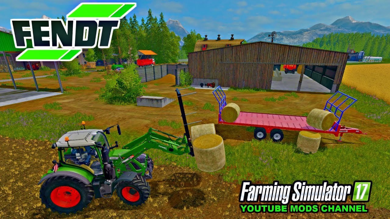 Farming Simulator 2017 Mods Bale Transport With New Fendt ... - 