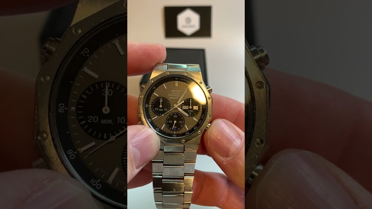 Unboxing Seiko 7A38-7020 Sports 100 Quartz Chronograph from