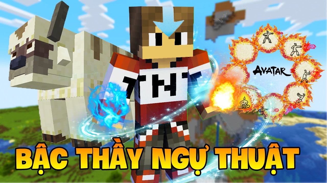 Minecraft Nhưng Tôi Trở Thành Bậc Thầy Ngự Thuật Sở... - youtube
