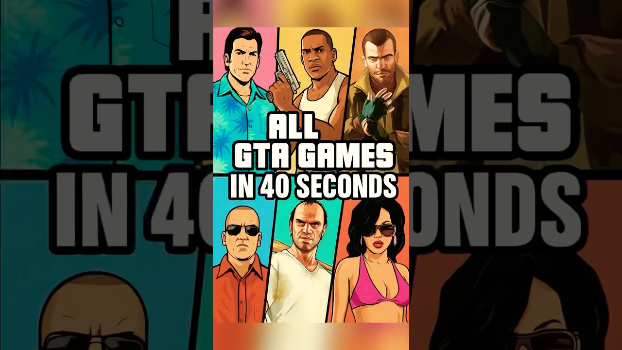 Every GTA Game In 40 Seconds #shorts