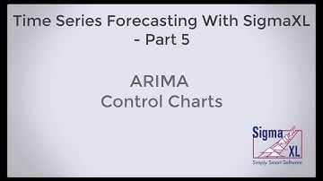 Time Series Forecasting with SigmaXL   Part 5