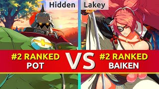 Ggst Hidden Ranked Potemkin Vs Lakey Ranked Baiken. High Level Gameplay