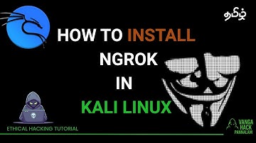 🔐 How to Install Ngrok in Kali Linux | Tamil Tutorial 🌐 | Full Guide 2025
