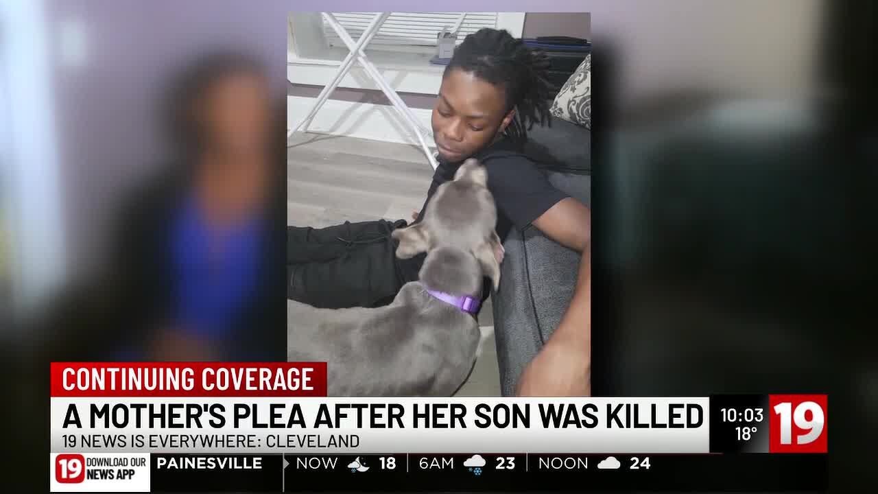 Cleveland mother whose son was gunned down on Christmas Eve begs for help identifying killers