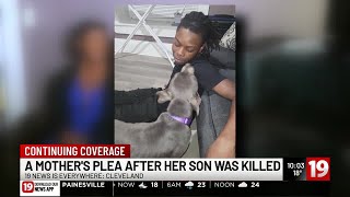 Cleveland mother whose son was gunned down on Christmas Eve begs for help identifying killers