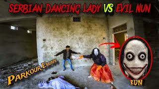 Serbian Dancing Lady Vs Evil Nun Extreme Parkour Escape Pov Horror Chase Great Fun 4