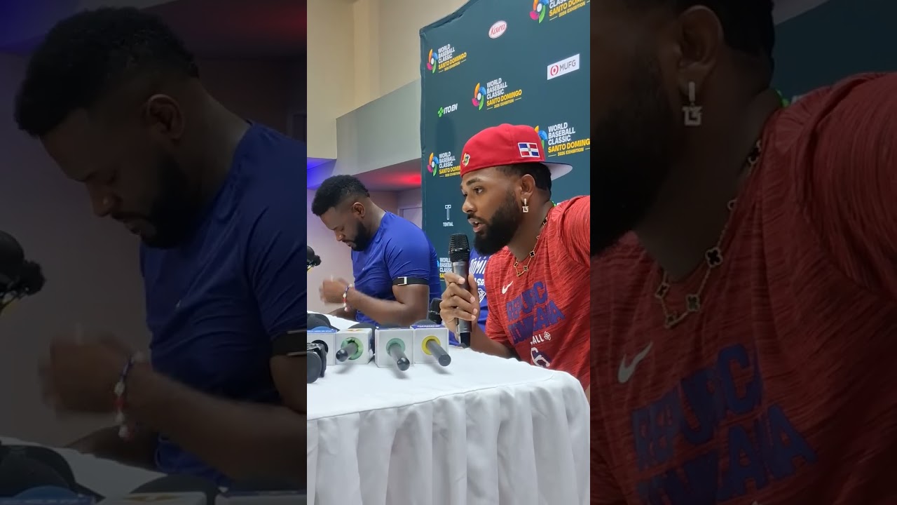 ENTREVISTA LUIS SEVERINO, MANNY MACHADO Y JUNIOR CAMINERO, CLÁSICO MUNDIAL DE BÉISBOL 2026