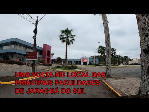 Uma volta no local das principais faculdades de Jaraguá do Sul