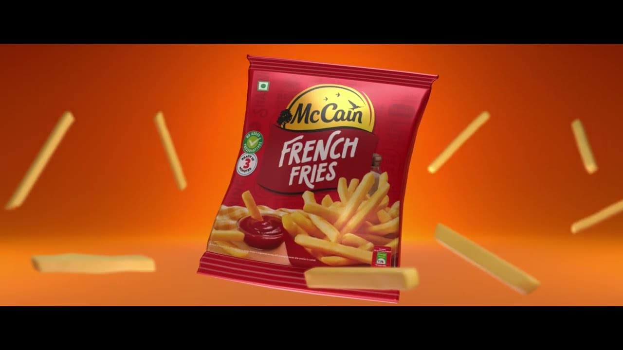 MADE FOR MC CAIN FRENCH FRIES AD / 3D product animation