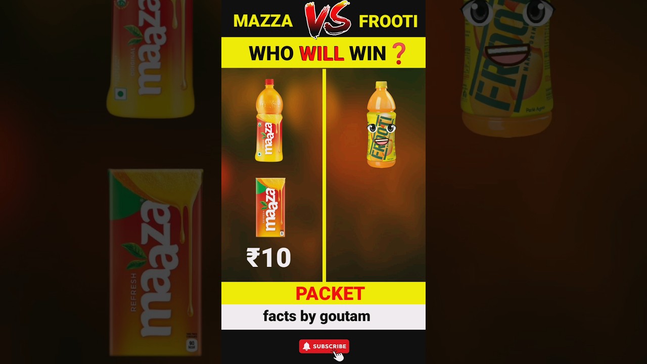 MAZZA VS FROOTI | Best drink 🤔 | 