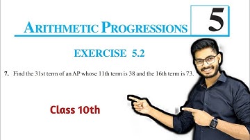 Class - 10 Ex - 5.2 Q 7  Maths, Arithmetic progression, NCERT, CBSE AP Class 10, By Rajeev Kumar