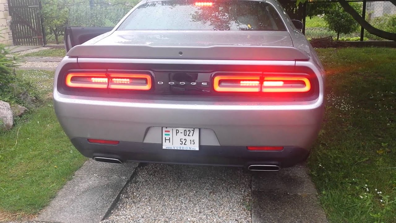2015 Dodge Challenger EU Tail Light - YouTube