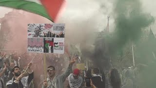 Palestine Protest In Malmo Prior To Eurovision Song Contest's Grand Final