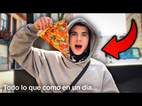 TODO LO QUE COMO EN UN DÍA VIVIENDO EN ESTADOS UNIDOS! 🍕🇺🇸
