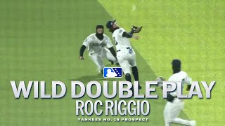 Wildest double play ever!? Yankees prospect makes one for the highlight reel by Minor League Baseball 400 views 1 day ago 28 seconds