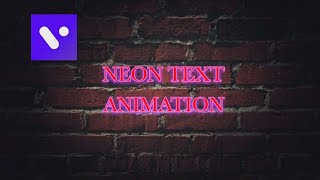 NEON TEXT ANIMATION EFFECT USING VITA APP screenshot 5