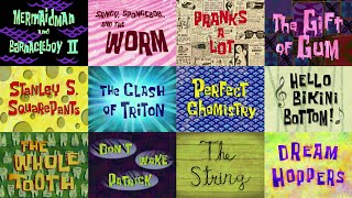 Every SpongeBob Season Ending (Season 1-12)