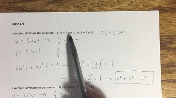 10.6 - Parametric Equations (Part 2)