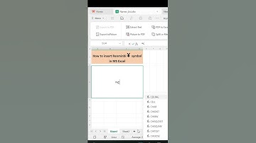 How to insert China Currency Renminbi symbol | #excel #exceltips #exceltricks #exceltutorialsinhindi