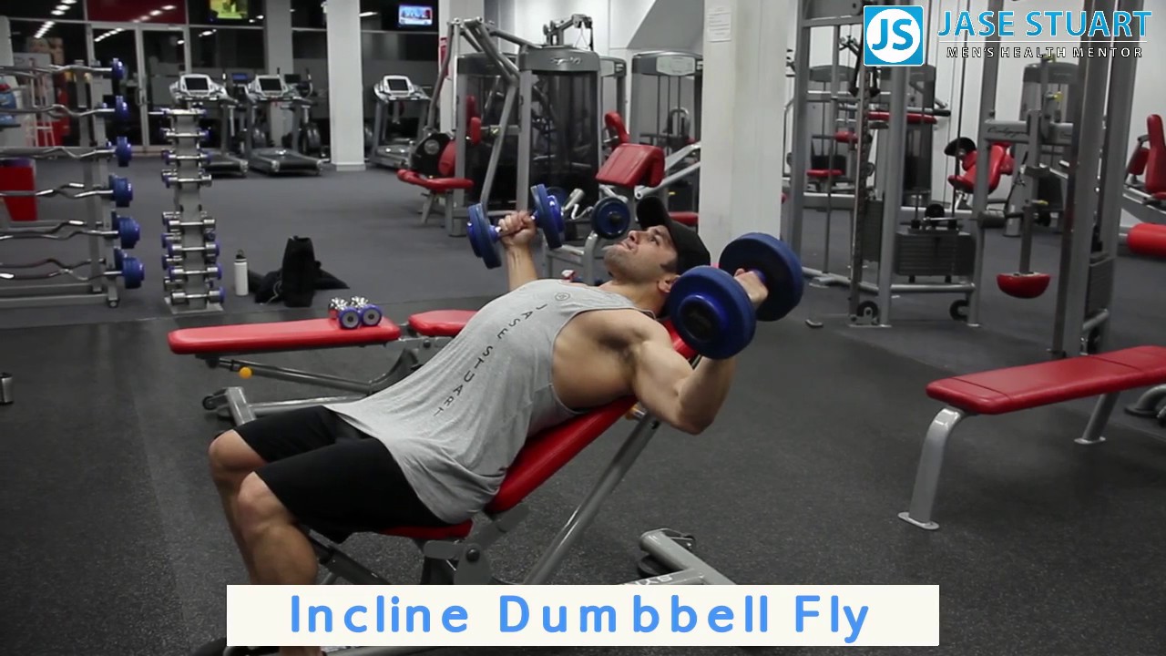 Dumbbell Flyes Incline