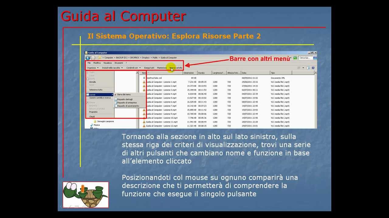 Guida al Computer - Lezione 69 - Il Sistema Operativo: Esplora Risorse ...