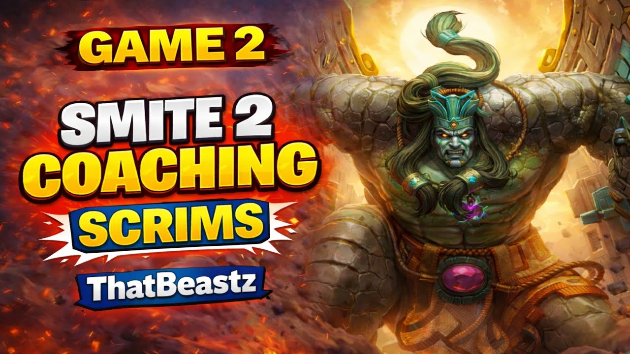 Smite 2 - BSL Team Scrims - Demigod Ranked. Live Coaching Thatbeastz Training Arc Game 2 EP:37