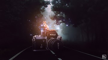 Glowing Fox Photo Manipulation Photoshop Tutorial