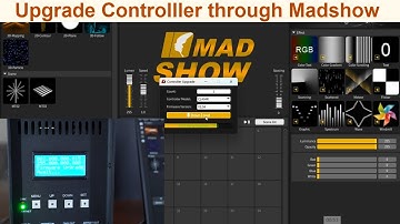 Two way to upgrade led Artnet DMX controller online through Madshow software to control led light