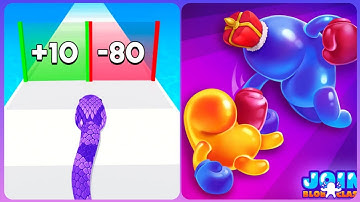 Join Blob Vs Snake Run Race 🐍🐍🐍🐍🐍🐍  3D🧿🧿🪀New Update Max Gameplay AA1