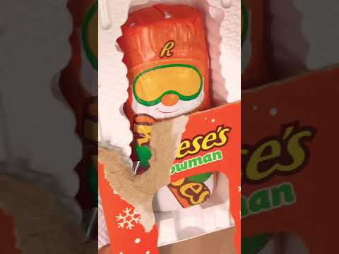 Asmr Snowman Reeses Peanut Sweets