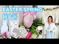 🐰🌷NEW! DIY (Pottery Barn dupe) DOLLAR TREE EASTER DECOR🐰🌷I Love Spring~ ep 1 Olivias Romantic Home