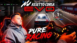 SIM RACING in Assetto Corsa EVO! **R8 GT4 + Ferrari 296 GT3!**