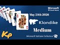 Microsoft Solitaire Collection - Daily Challenge - Klondike Medium - May 24th 2026 - 2026-05-24