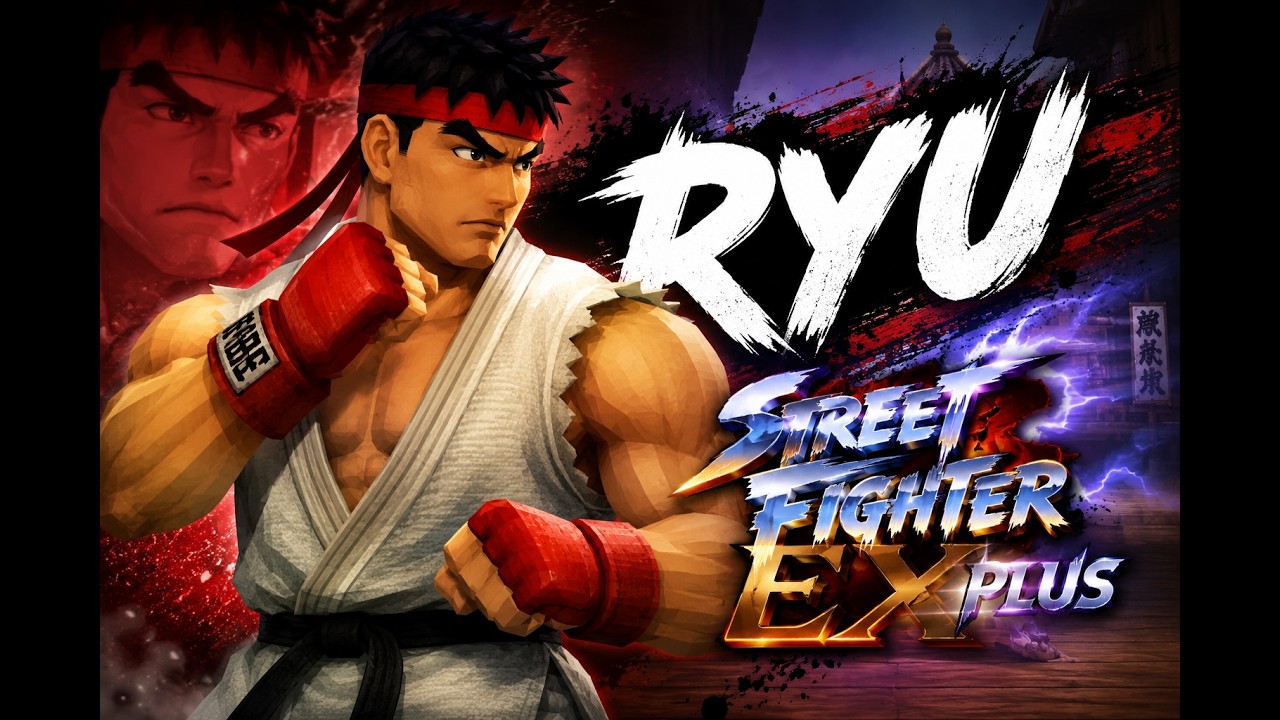 a*i様 STREETFIGHTKARATE ASHIHARA 1.2.3➕芦原 AMAZING FIGHTS OF RYU ( STREET FIGHTER EX PLUS ) - YouTube